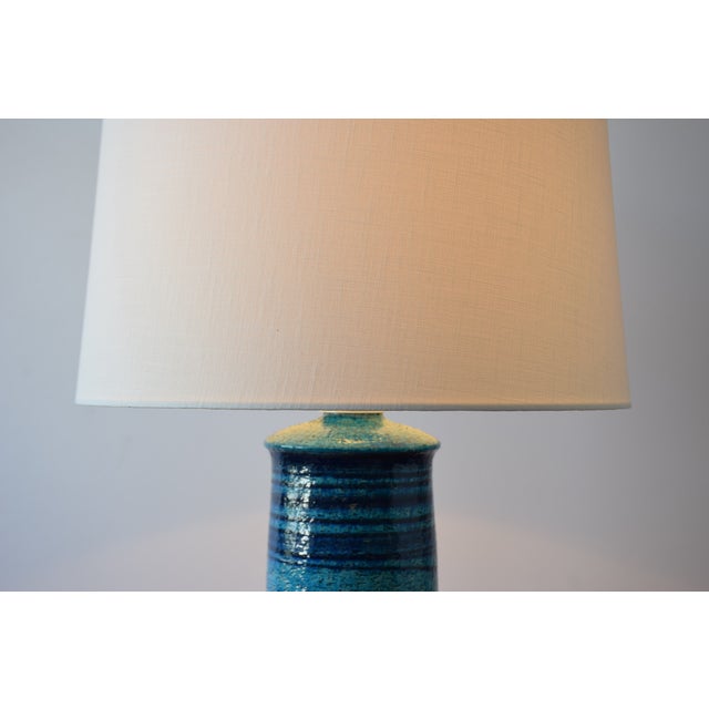 Scandinavian Modern Stoneware Table Lamp by Inger Persson for Rörstrand, Sweden, 1960s For Sale - Image 13 of 14