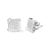 Indulge in the elegance and sophistication of these gorgeous diamond composite stud earrings. Crafted from 10K white gold,...