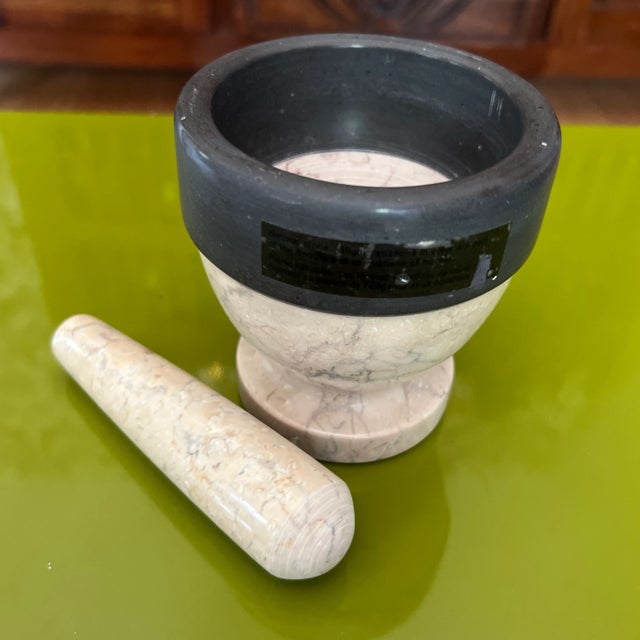 1970s Multi Stone Mortar and Pestle For Sale - Image 4 of 4