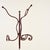 Vintage Wrought Iron Coat Rack For Sale - Image 5 of 6