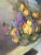 French Impressionist Floral Still Life Original Oil Painting on Canvas For Sale - Image 4 of 10