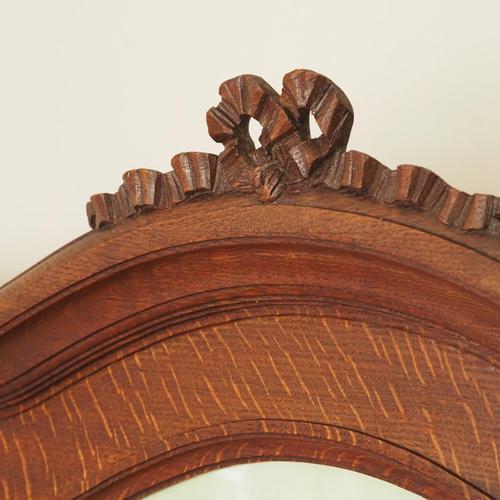 Vintage Wall Mirror with Decorative Peasant Motif, 1920s For Sale - Image 17 of 18