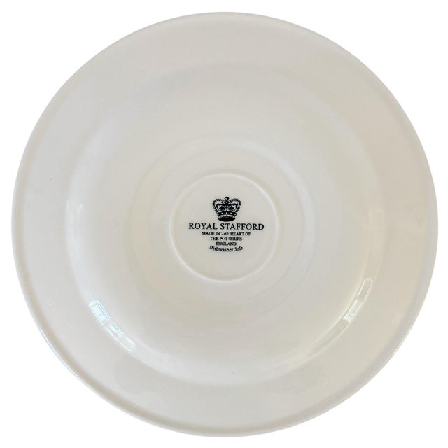 English Blue & White Transferware Turkey Thanksgiving Dinner Plates - Set of 12 For Sale In San Diego - Image 6 of 6