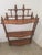 Wood Vintage Bamboo Wall Shelf Faux Bamboo Étagère Hollywood Regency Wall Display Shelf Chinoiserie Cottage Bookcase Decor For Sale - Image 7 of 11