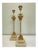 Alabaster and Bronze Corinthian Table Lamps from Kuatre, Spain, 1970s, Set of 2 For Sale - Image 3 of 12