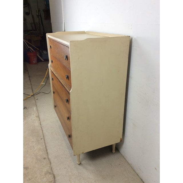 Mid Century 5 Drawer Highboy Dresser From Mainline by Hooker For Sale In Philadelphia - Image 6 of 18