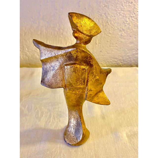 Metal Vintage Set of 3 Japanese Women Dancers For Sale - Image 7 of 10