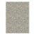 Panthera Spotted Leopard Hand-Looped Area 4' x 6' Rug - Pearl Gray For Sale