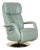 Easyswing Leather Armchair in Blue, Grey & Turquoise from Himolla For Sale