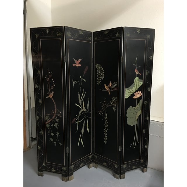 Vintage Oriental Screen Room Divider Chairish