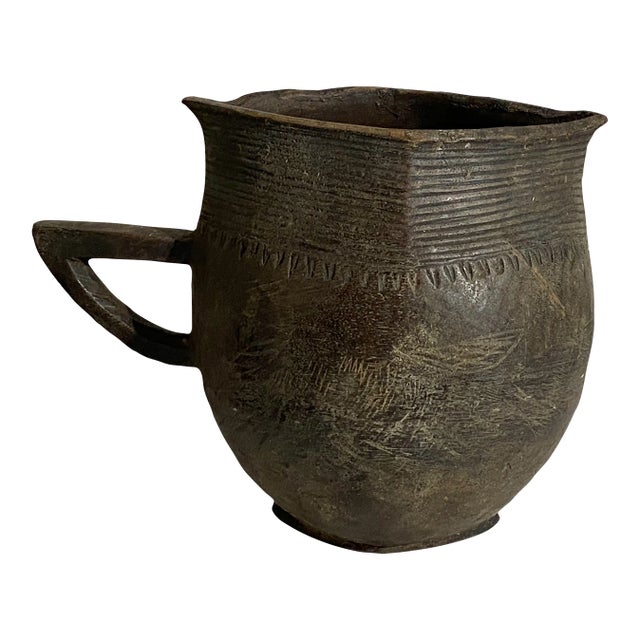 1980s Old Kuba Wooden Cup For Sale