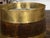 Brown English Turn of the Century Oak Barrel with Brass Braces, circa 1900 For Sale - Image 8 of 10