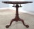 Chippendale Kindel Winterthur Collection Philadelphia Mahogany Tilt Top Table For Sale - Image 3 of 12