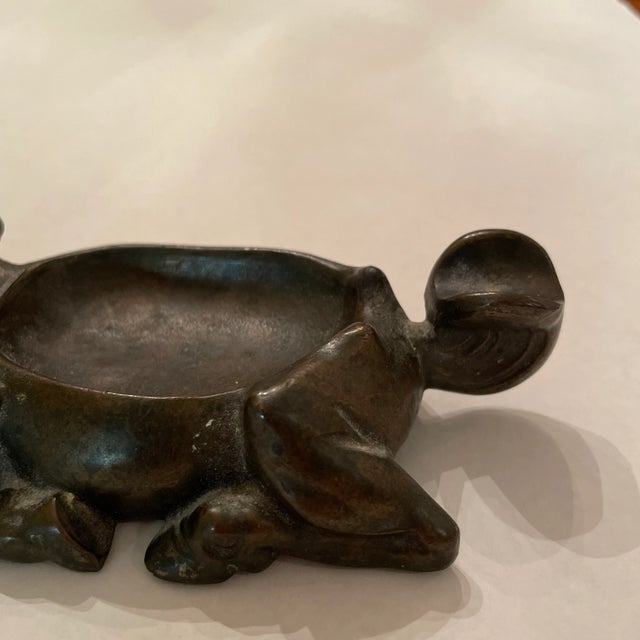 Bronze Vintage K&O Co. Bronze Horse Ashtray For Sale - Image 8 of 12