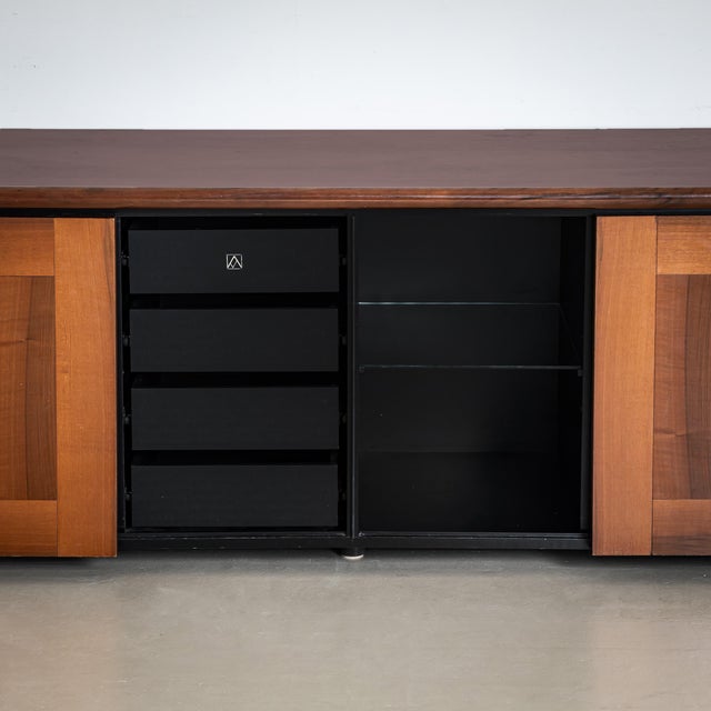 1970s Long Sideboard, Model "Sheraton" by Giotto Stoppino and Lodovico Acerbis for Acerbis, Italy, 1970s For Sale - Image 5 of 10