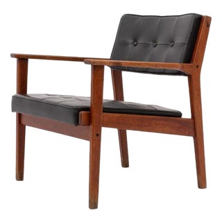 Mid-Century Danish Architectural Armchair, 1960s For Sale