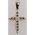 18 Karat White Gold Cross Diamond Pendant 0.18 Total Diamond Weight For Sale - Image 4 of 6
