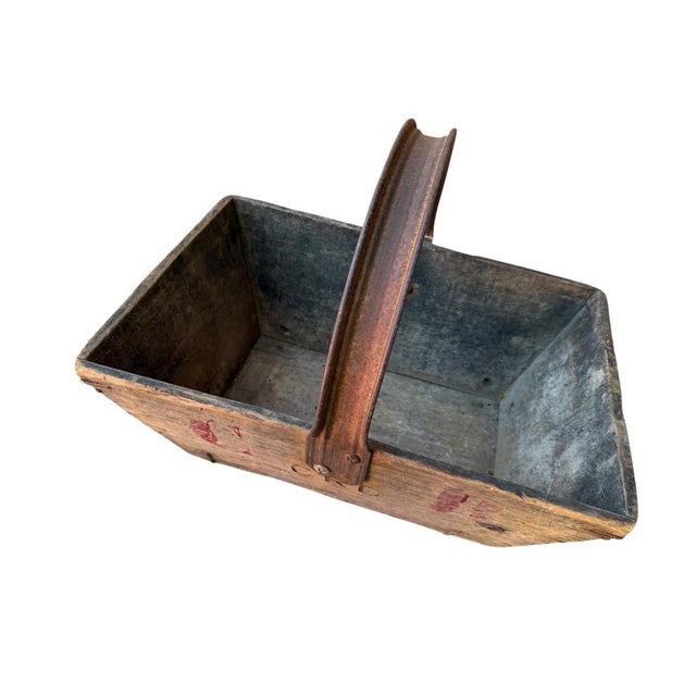 1970s Vintage French Grape Harvest Basket For Sale - Image 5 of 5