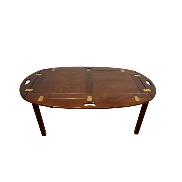Wood English Butlers Table, 1970 For Sale - Image 7 of 7