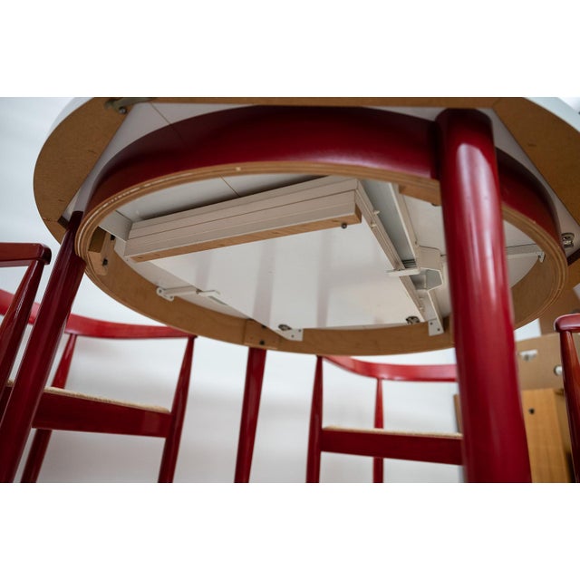 Scandinavian Dining Table with Chairs, 1960s, Set of 5 For Sale - Image 18 of 18