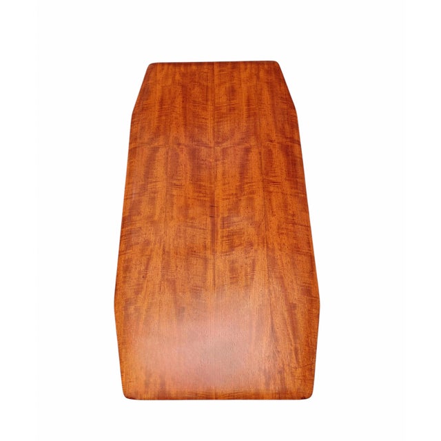 Coffee Table with Contoured Top and Metal Frame, Italy, 1960s For Sale - Image 9 of 10