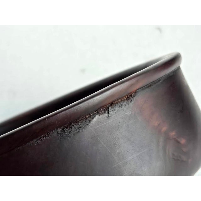Vintage Hand Turned Brazilian Rosewood Catchall/Trinket Bowls, a Pair For Sale - Image 9 of 10
