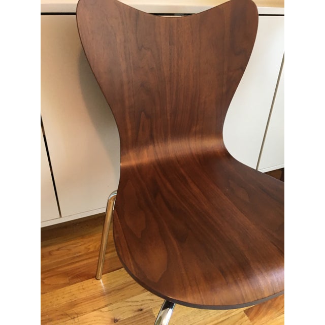 West Elm Scoop Back Chairs - A Pair | Chairish