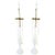 Tommi Parzinger Style White Lacquer with Brass Pull Rembrandt Table Lamps, Pair - A Pair For Sale - Image 13 of 13