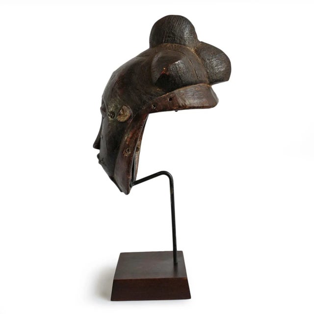 Late 19th Century Baule Helmet Mask For Sale - Image 4 of 12