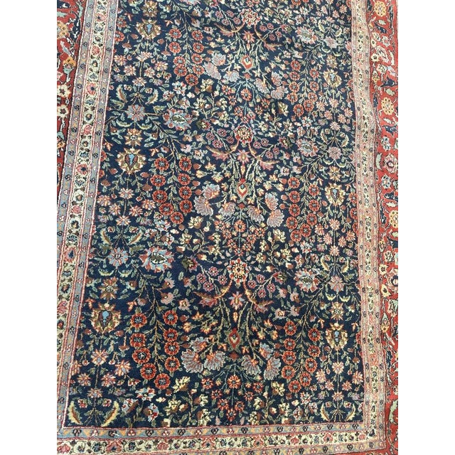 Textile Vintage Turkish Hereke Rug, 1980s For Sale - Image 7 of 18