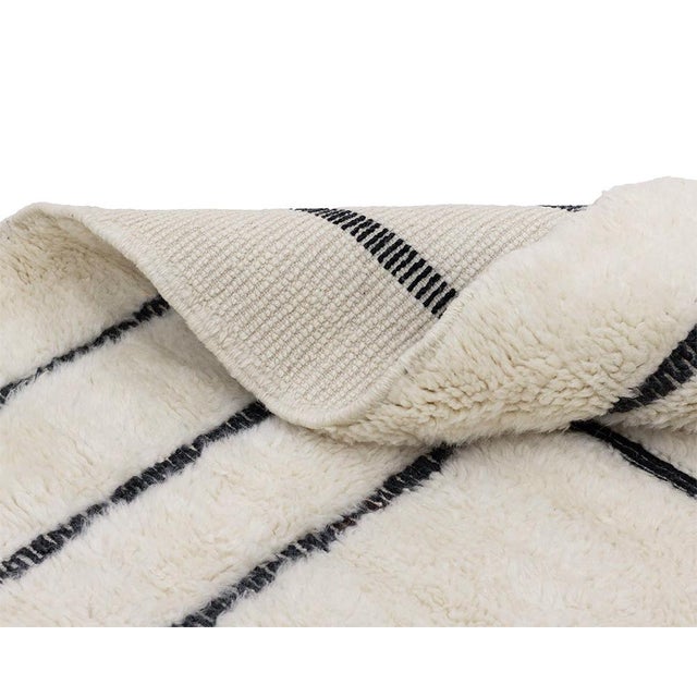 Large Hand-Knotted Wool Rug by Azele Studio For Sale - Image 6 of 9