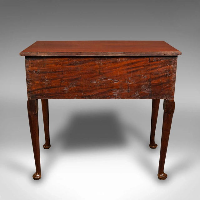 1780s Small Antique Georgian English Hall Table For Sale - Image 6 of 11