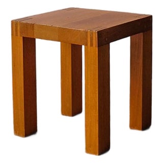 1940s Wood Side Table Attributed to Jean Michel Frank For Sale