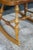 Brown Vintage Nichols & Stone Oak Windsor Rocking Chair Hoop Back Colonial Rocker For Sale - Image 8 of 17
