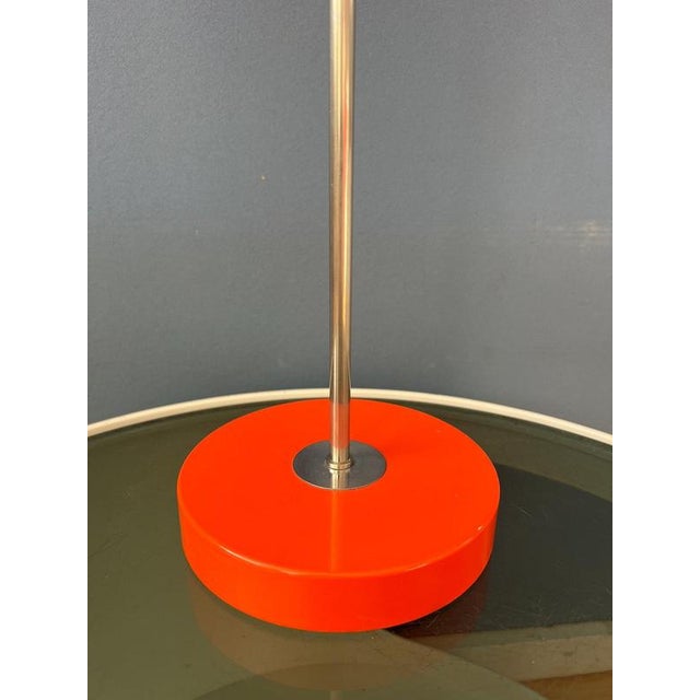 Mid-Century Modern Space Age Desk Lamp in Orange For Sale - Image 10 of 13