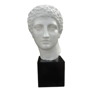French Porcelain Bust of a Classical Male