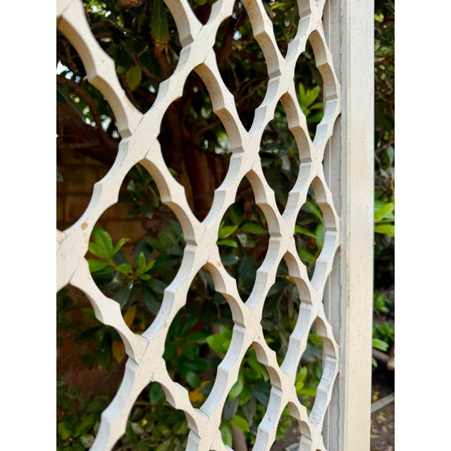 Mid 20th Century Mid-Century Architectural Lattice Room Divider Panel For Sale - Image 5 of 8