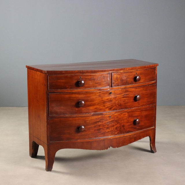 Chest of Drawers in Mahogany with Maple and Ebony Inlays For Sale - Image 11 of 11