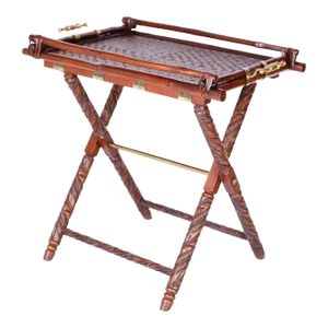 Serving Tray on a Folding Stand