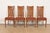 A gorgeous set of four mid-century modern Hollywood Regency dining chairs By William Doezema for Mastercraft USA, 1970s...