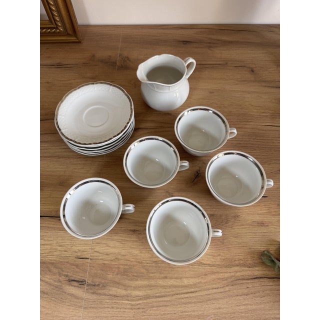 Porcelain Service from Thun, Former Czechoslovakia, Set of 12 For Sale - Image 11 of 11