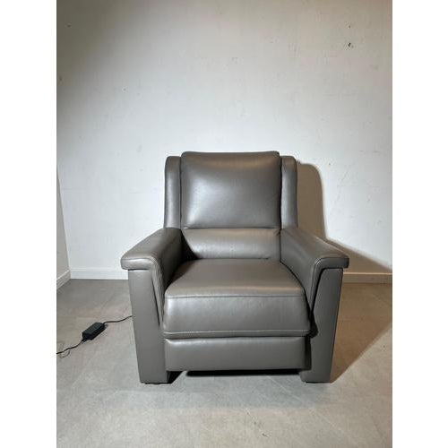 Modern Leather Sofa and Lounge Chair, Set of 2 For Sale - Image 4 of 6