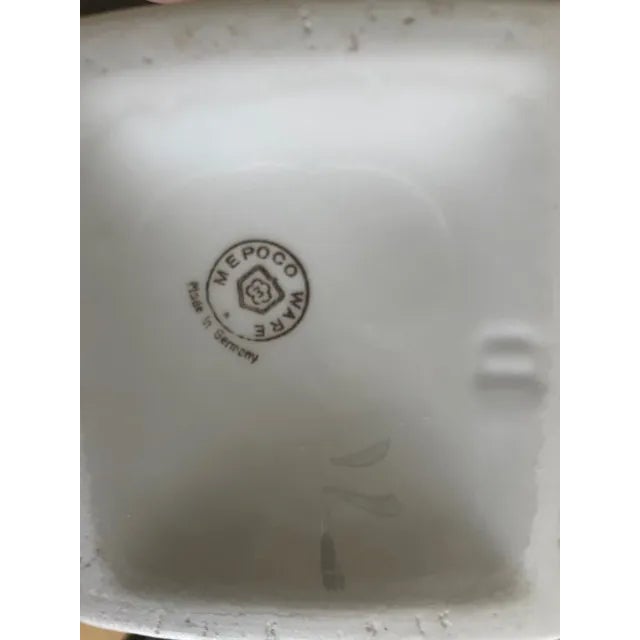 1930s Mepoco Ware German Pottery Kitchen Canisters - Set of 13 For Sale - Image 12 of 13