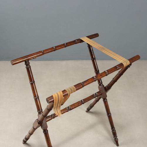 Lacquered Wood Tray Table For Sale - Image 6 of 8
