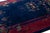 Navy Blue Navy Blue Antique Art Deco Chinese Wool Rug With a Classic Design For Sale - Image 8 of 12