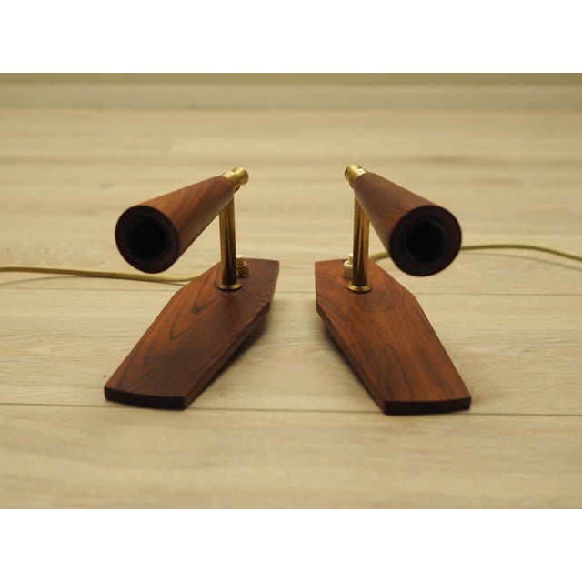 Danish Wall Lamps, Denmark, 1970s, Set of 2 For Sale - Image 6 of 13