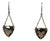 Sterling and Quartz Earrings, A Pair For Sale