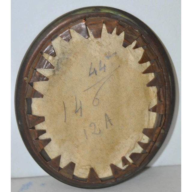 Portraiture 19th C. Portrait Miniature Young Woman With Flowers in Her Hair For Sale - Image 3 of 4