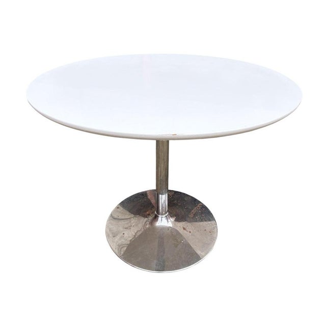 1960s Mid-Century Tulip Style Chrome Dining Table, 1960s For Sale - Image 5 of 9