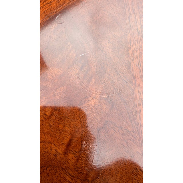 1990s e.j. Victor Attributed Newport Historic Collection Neoclassical Gilt Dining Table For Sale - Image 13 of 17